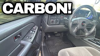 INSTALLING AZA AUTO WHEEL CARBON FIBER DOOR SWITCHES FOR MY SILVERADO Z71!