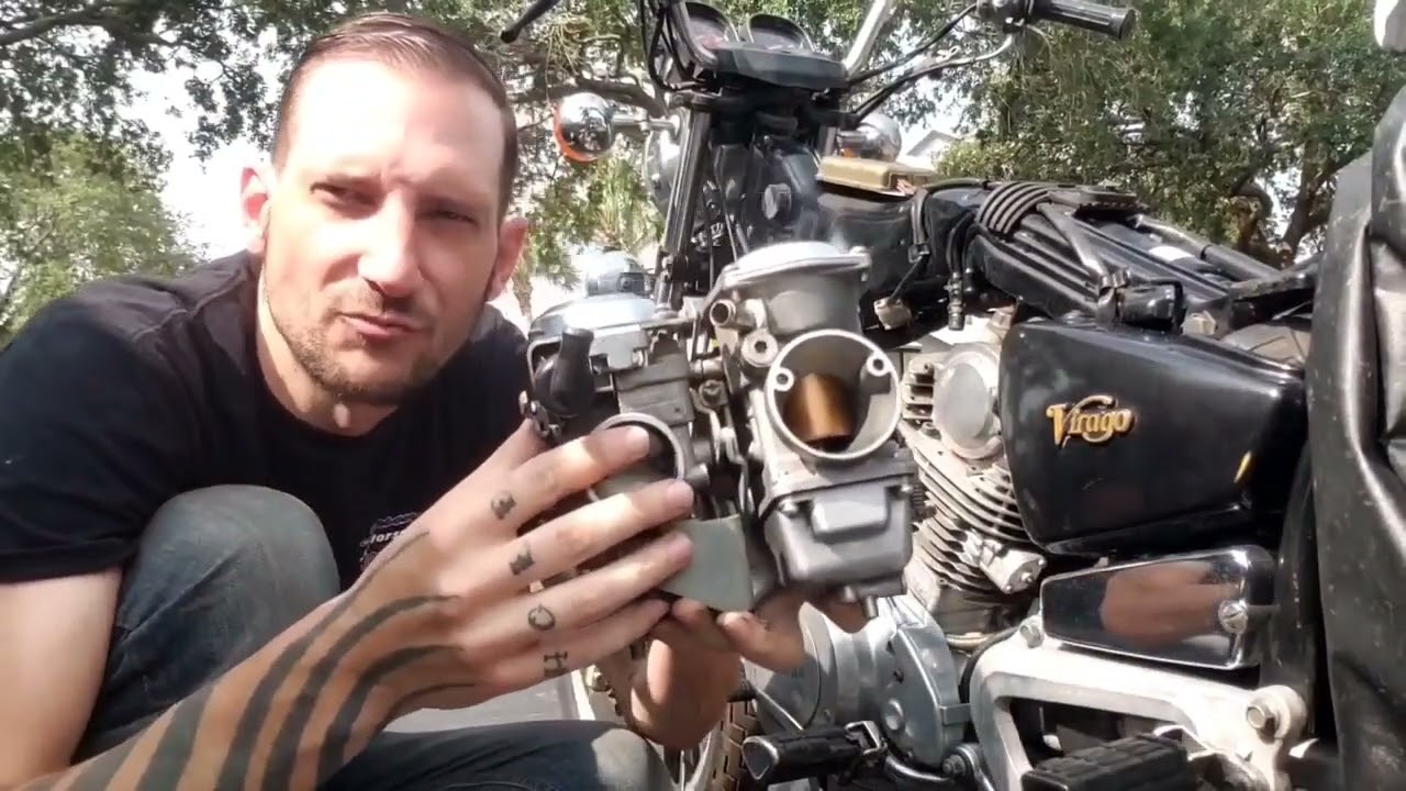 Grandpa's Virago lives again!! First start!!!!