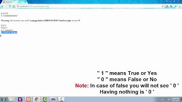 2. Building Blocks of PHP - 10. Numbers