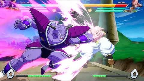 Dragon Ball Fighterz Captain Ginyu corner combos using SSJ Goku assist