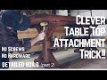 How To Make A Removable Table Top