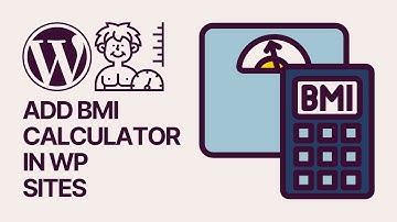 How to Add a BMI Calculator in WordPress Websites For Free? Body Mass Index 💪