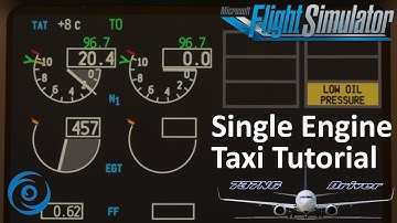 PMDG 737 | Single Engine Taxi | Tutorial | Real 737 Pilot