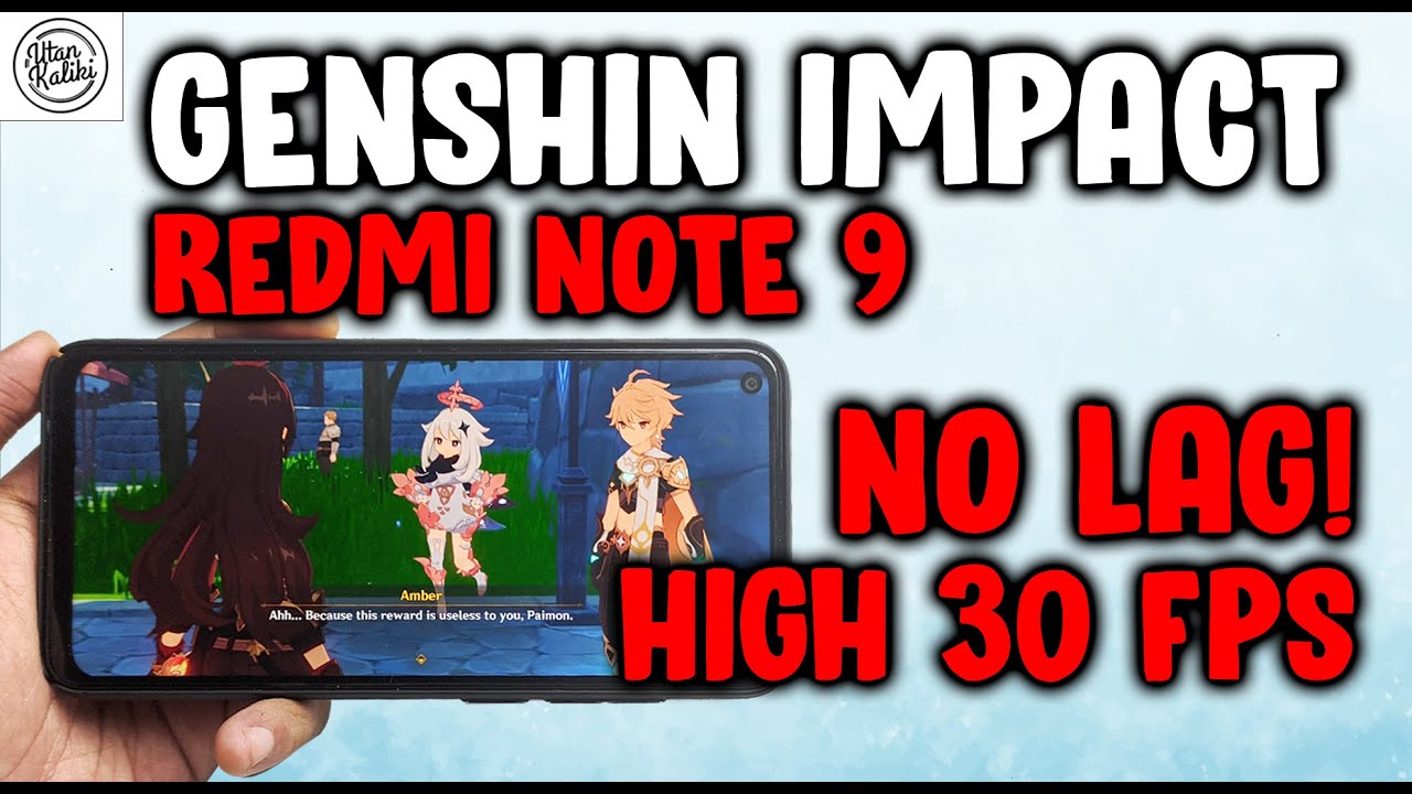 Genshin Impact Redmi Note 9