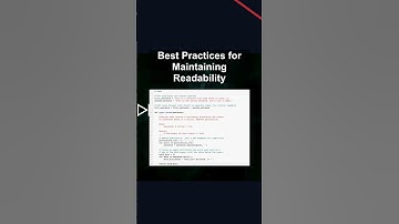 Best Practices for Maintaining Readability ##ai ##artificialintelligence ##machinelearning ##aiagent