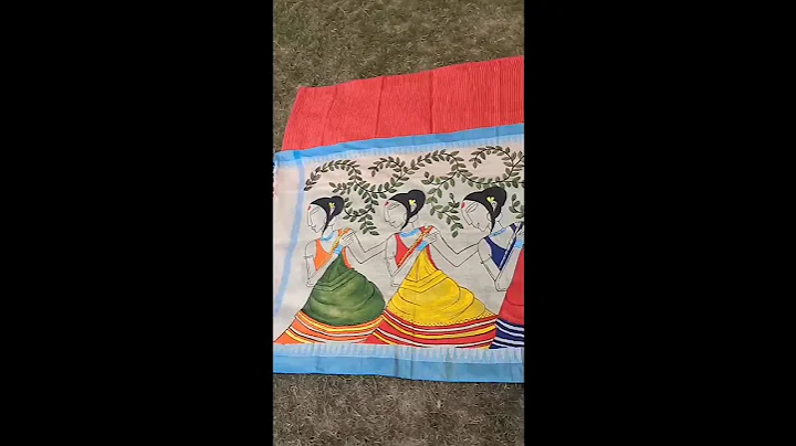 Hand painted dupattas| fabric painting| fabric painting on dupatta #shorts #short #youtubeshorts