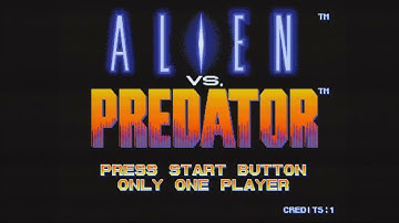 【アーケード実機】エイリアンVSプレデター ダッチ・シェーファー　ノーミスクリア　Alien Vs. Predator Schaefer No miss all