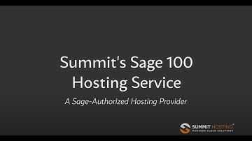 Sage 100 Cloud Hosting