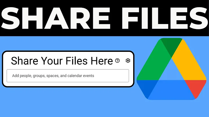 How To Share Google Drive Files, Folders And Links