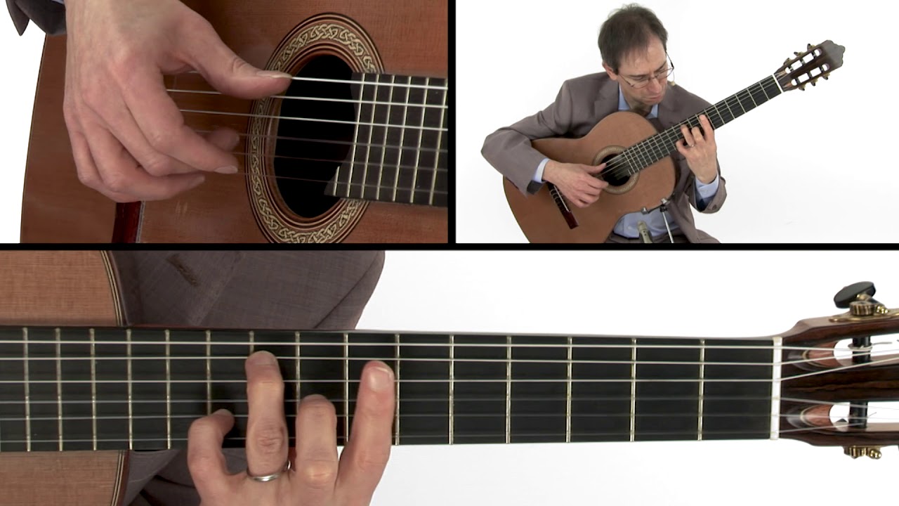 Beginner Classical Guitar Lesson Level 5 Lágrima Performance