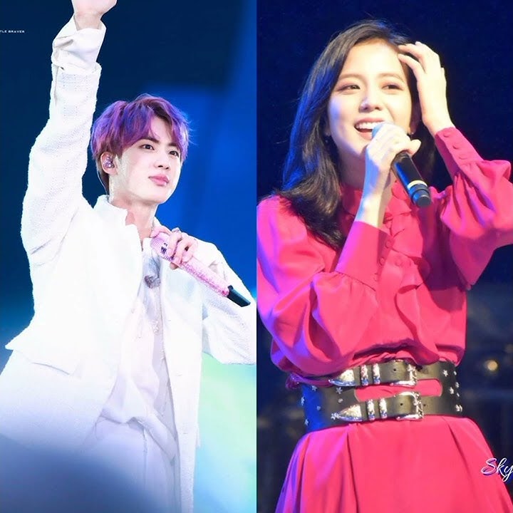 jin 💜jisoo 💜 who is your favourite 😌♥️#bts #blackpink #jin #jisoo ❣️ love myself ❣️