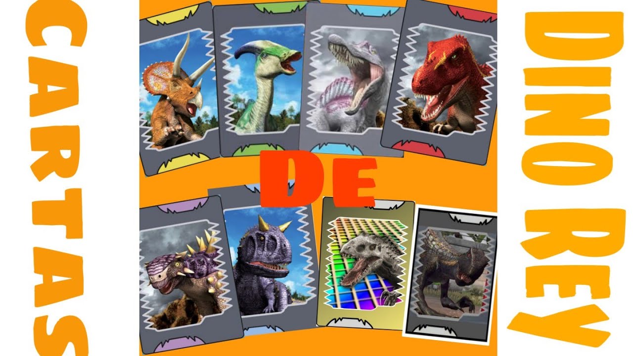 Dino Rey Cartas De Dinosaurios Y Asta De Hibridos Youtube