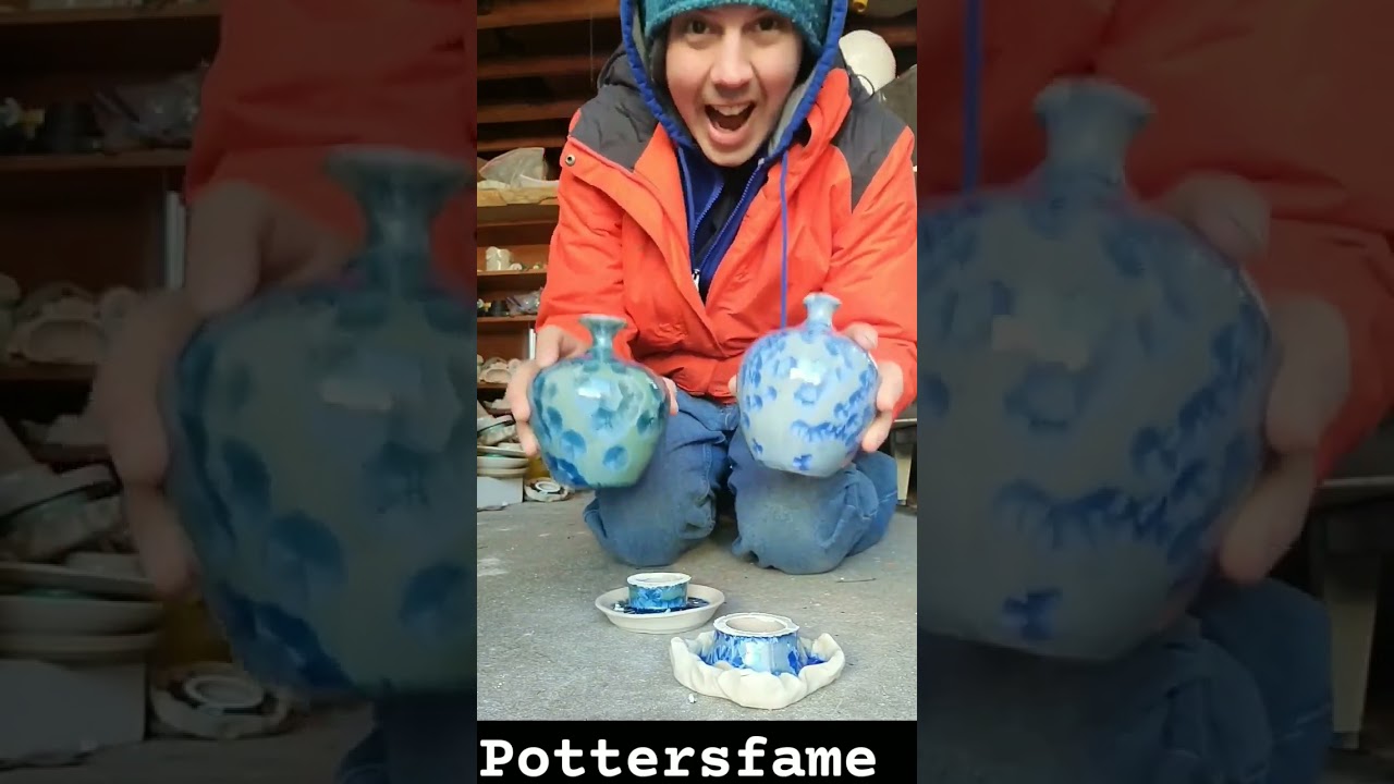 Nothing better than feeling joyous and successfully removing crystalline glaze catchers.by@jpuzz