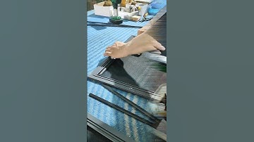 Single frame two type king kong screen is how to assemble? #qiangning