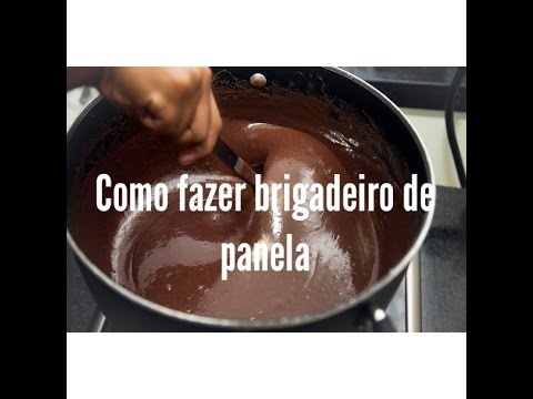 Aprenda a fazer brigadeiro de panela