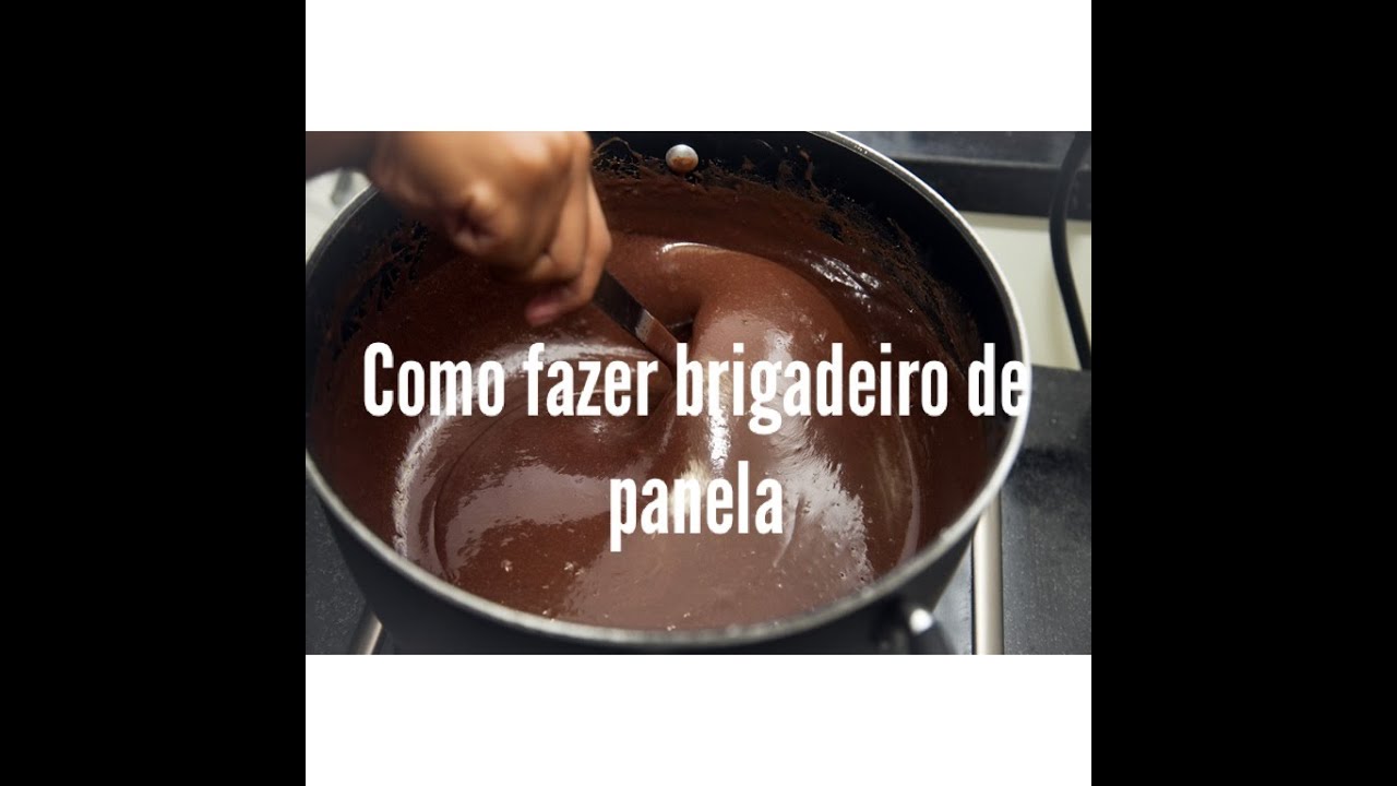 Aprenda a fazer brigadeiro de panela