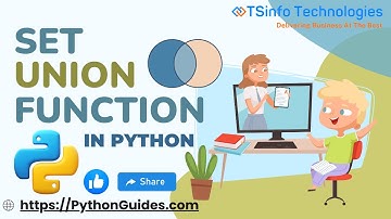 Union of Sets in Python | union() method in Python set | How to Find Union of Sets in Python