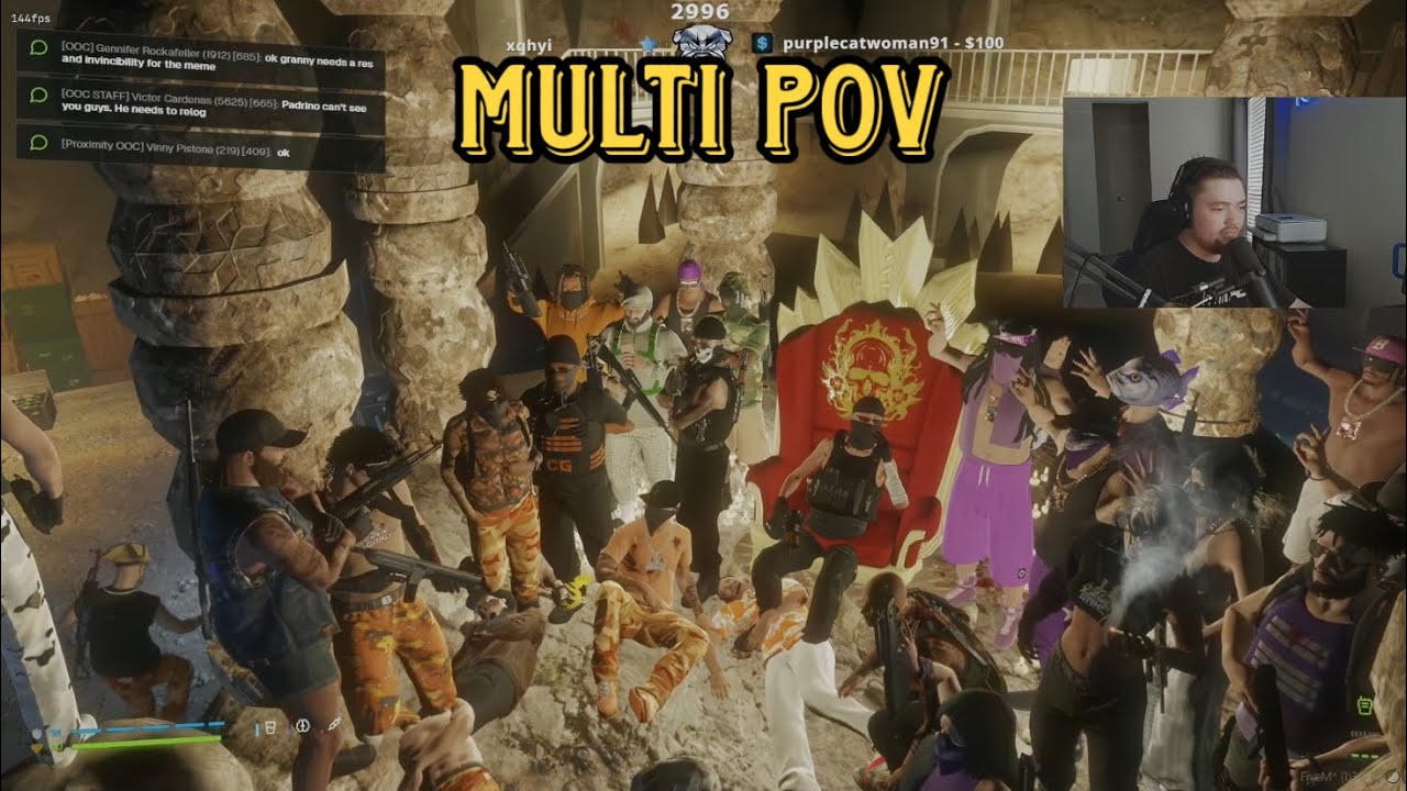 CG x BBMC x ESB Smokes and Captures Padrino and his army at the Tunnels (Muliti POVs) | Prodigy RP