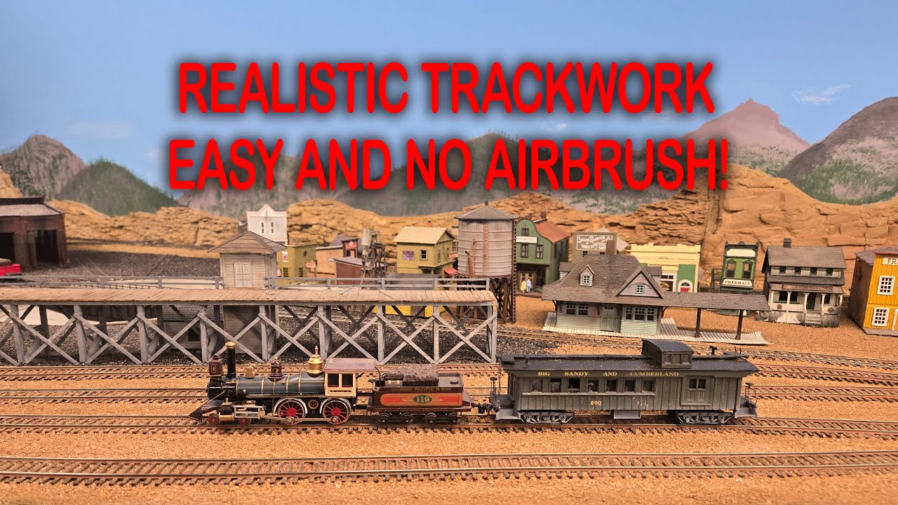 Легкое и реалистичное нанесение балласта и имитация износа на железнодорожные пути (без специальн...