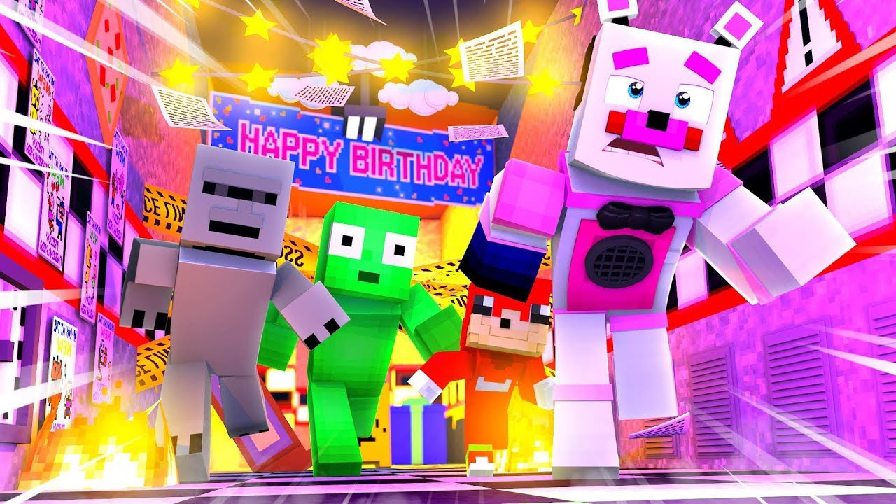 Вторжение мемов! Minecraft FNAF Roleplay