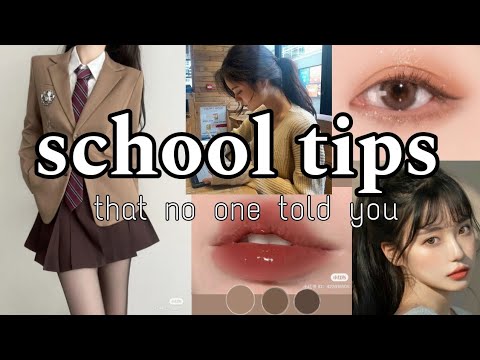 ✨🤎school tips that