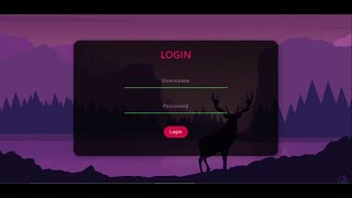 Animated Login Page | CSS 3 - @keyframes - hover effects | HTML 5 - Forms