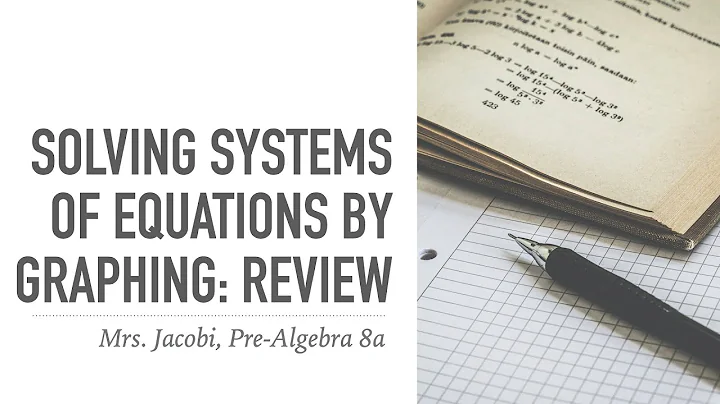 Systems of Equations by Graphing Review
