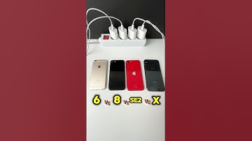 iPhone 6 VS 8 VS Se2 VS X Power On Boot Speed Test Best Comparison 2025