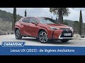 Essai  lexus ux 2023  restylage intrieur