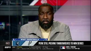 "I owe Spurs an apologyze" - Kendrick Perkins on Wemby 19 PTs, 15 Reb to destroy Wolves 133-95 Game2