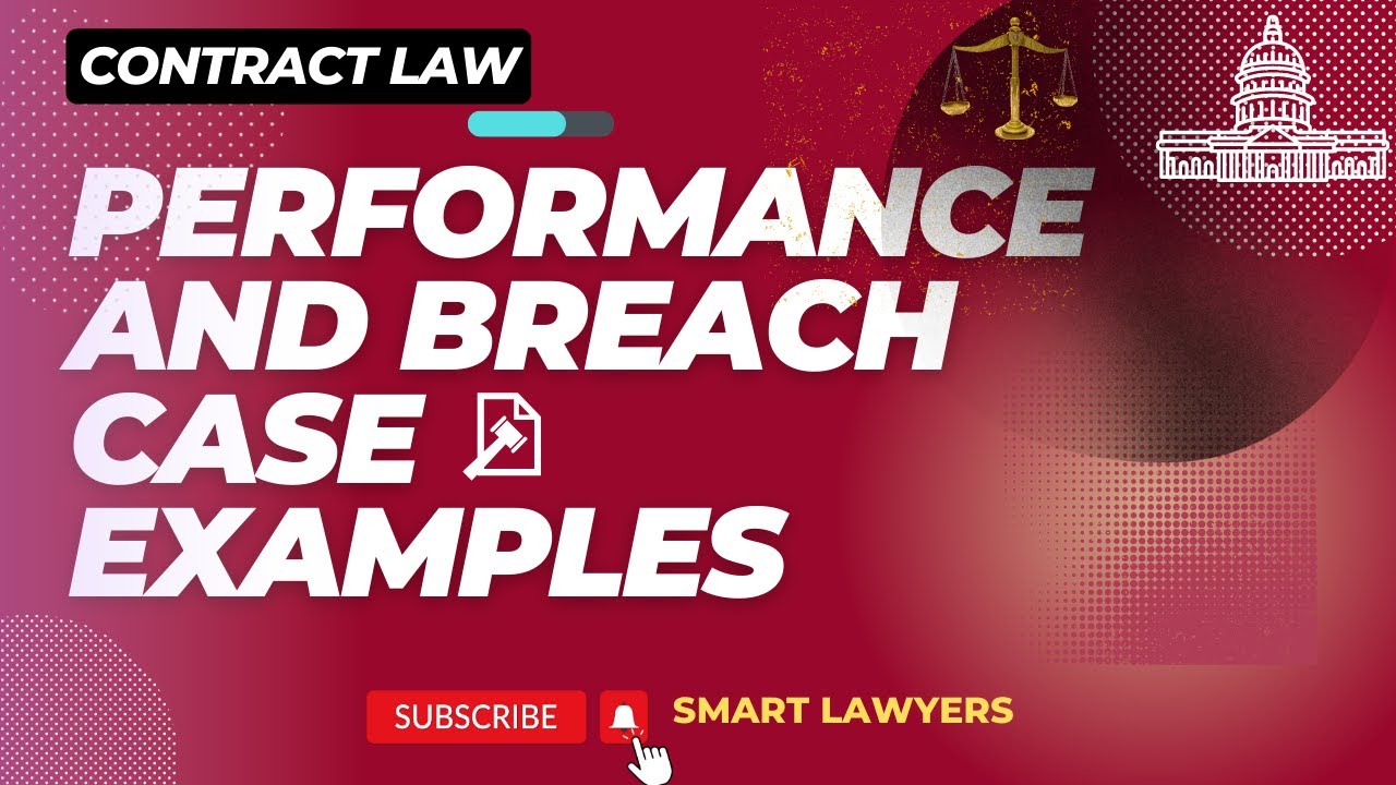 Performance and Breach and case examples - YouTube