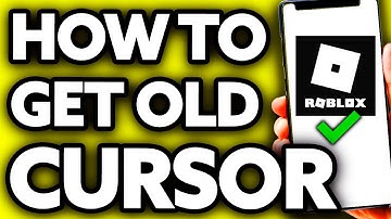 How To Get The Old Cursor in Roblox 2025