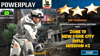 Campaign Zone 19 New York City Powerplay Rifle mission #2 Sniper strike : special ops