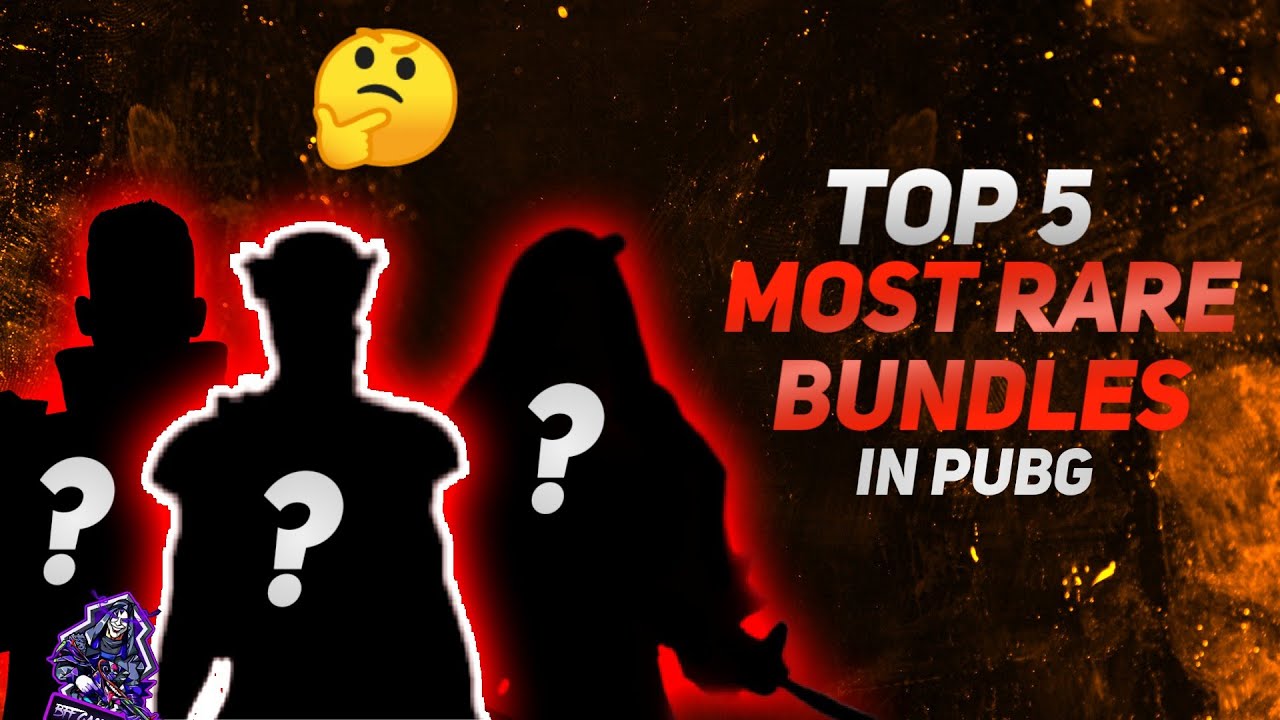 Pubg Rarity Color TOP 5 RARE BUNDLES 🤯 - PUBG/BGMI ️ - YouTube