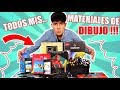 TODOS MIS MATERIALES DE DIBUJO 2019 !!! - ArtiZ HD