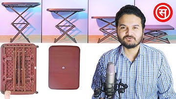 Folding Table Review - Supreme Foldable Table Unboxing | Studying, Dining, Office [SANEETS Gear]