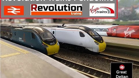 Great Deltan N Gauge-New Revolution trains N Gauge Pendolinos