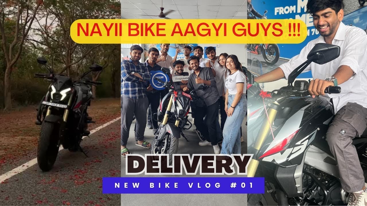 Finally New Ns400 ki Delivery Leli 😍