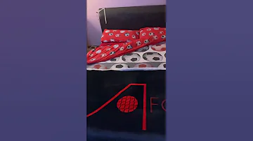 Nice Tidy Bedroom Football Duvet And Aberdeen Fc Blanket Slow Mo Video 25 11 22 
