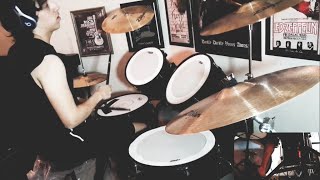 Cyhra- Kings And Queens | Drum Cover (W/Foot Cam)