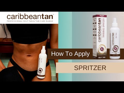 How to apply Caribbeantan Tanning  Spritzer | Caribbeantan