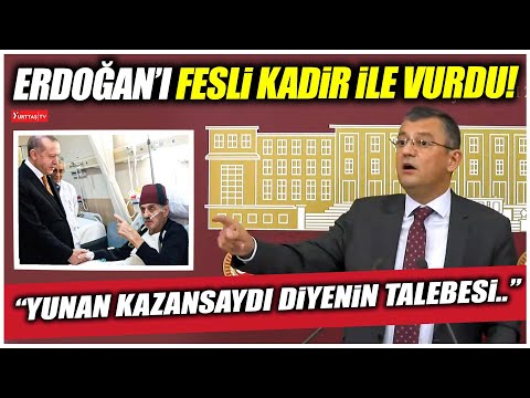 Özgür Özel CHP’yi hedef alan Erdoğan’ı Fesli Kadir ile vurdu! “Yunan kazansaydı diyenin talebesi...”