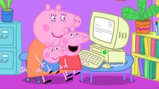 Peppa Pig in Hindi - Mammee Pig Kaam Pe - हिंदी Kahaniya - Hindi Cartoons for Kids