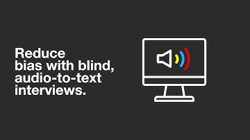 Blind your interviews. Take bias out of the equation