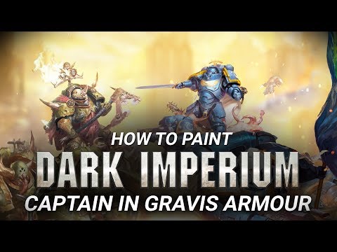 Como pintar um Capitão de Space Marines com Armadura Gravis
