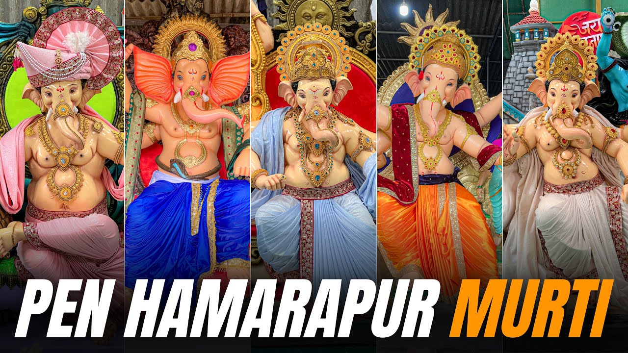 Pen Hamarapur Ganpati Murti | Karan Arts & Nisarg Kala Kendra Workshop | Best Ganpati Murti