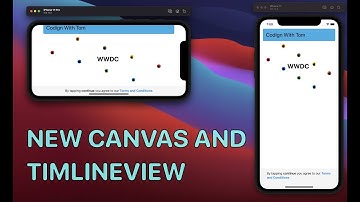 Trying out Canvas, TimelineView, and Text - WWDC21 SwiftUI Part 1