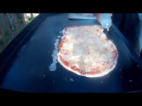 flat top griddle pizza