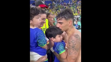 Thumbnail of Lucas Paqueta Greets His Family After 4-1 Win Over South Korea