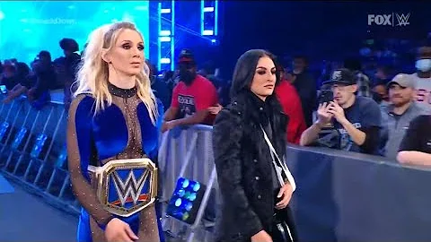 Sonya Deville & Charlotte Flair Entrance - Smackdown: February 18, 2022